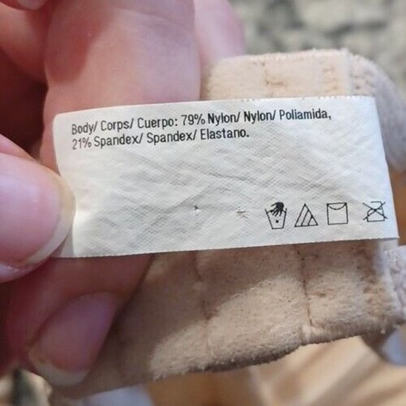 MAIDENFORM Sz 40D Push Up Nude Bra Padded Sexy Support Cross Back Wired Stretch - Picture 12 of 12